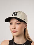 Бейсболка AMERICAN NEEDLE арт. SMU674B-NBY New York Black Yankees Ballpark NL (белый / черный)